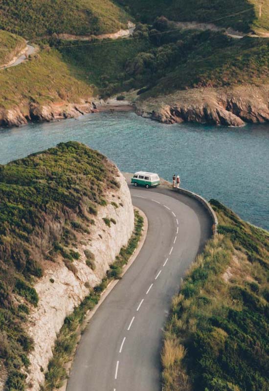 Région de la costa verde en corse du nord