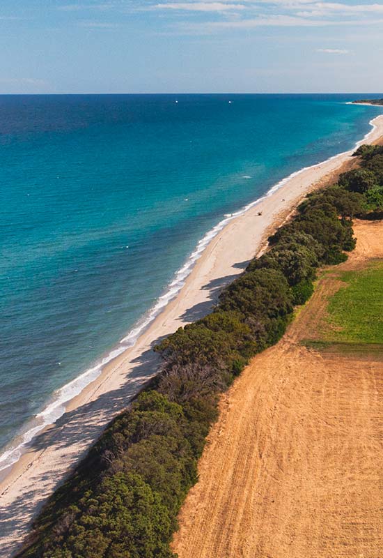 plage en corse du nord